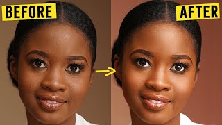 HOW to SKIN RETOUCH using FREQUENCY SEPARATION in less than 10 Minutes Photoshop Tutorial [upl. by Ahsinam213]