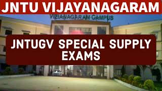 JNTUGV SPECIAL SUPPLY EXAMS jntugv [upl. by Chi]