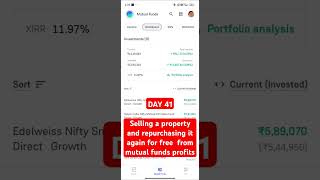 Selling a property and repurchasing it again for free from mutual funds profits [upl. by Dayiz]