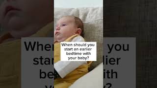 When Should You Start an Earlier Bedtime for Your Baby 🍼 babysleeptips momlife newbornsleep [upl. by Lemrac489]