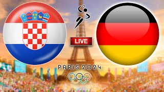 🔴 Paris 2024  Kroatien vs Deutschland  Handball Olympia Watchparty LIVE [upl. by Sabu840]