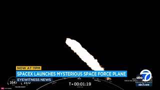 US militarys X37B space plane blasts off on secretive mission [upl. by Uni]