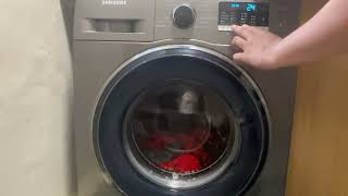 Samsung ecobubble WW80J5555FX quick wash 30 requested by Bekolad2014 [upl. by Llerret]