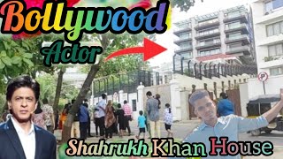 Bollywood Actor Shahrukh Khan Ghar ll king khan mannat bungalow ll srk house bandramumbai [upl. by Aranahs]