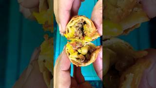 Pastelzinho de carne com banana na airfryer 🍌😋 food receitanaairfryer [upl. by Phelia]