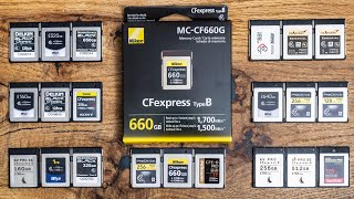 FASTEST CF Express B cards  25 TESTED [upl. by Vershen422]