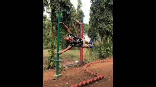 Human flag performed by flag man 2024 [upl. by Hanid]