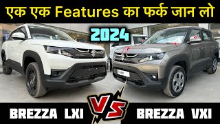 Brezza Lxi vs Vxi 2024 New Model ✅ Brezza Lxi 2024 ✅ Brezza Vxi 2024 [upl. by Noach813]