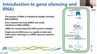 Fundamentals of Plant Gene Silencing Virus Induced Gene Silencing VIGS Lecture  Part 1 [upl. by Kcirnek]