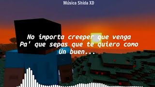 La mejor canción de minecraft  Minero ft StarkinDJ  letra  Música Shida XD [upl. by Lorene]