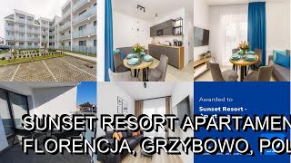 Sunset Resort Apartament Florencja Grzybowo Poland [upl. by Elvin686]