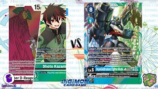 DIGIMON TCG Local match Mother Hybrid Black vs Imperialdramon BlueGreen  TEA COFFEE AND GAMES [upl. by Ajan]