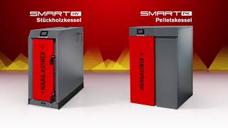 Hargassner SMART Line Kessel  Stückholz  Pellets  Kombi deutsch [upl. by Melmon]