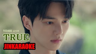 JINKaraoke TRUE  YOARI 요아리 MY DEMON OST 마이데몬 KARAOKE [upl. by Anolla]