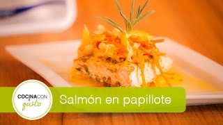 Salmón en papillote [upl. by Alaham]