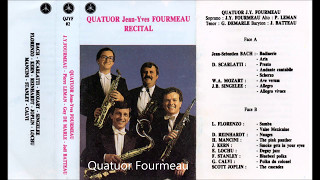 Quatuor de saxophone JeanYves Fourmeau la badinerie [upl. by Najar]