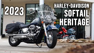 HarleyDavidson Softail Heritage  Preowned 2023 Ride amp Review [upl. by Fairlie]