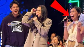 ATASHA MUHLACH KINILIG KAY DONNY PANGILINAN MAINE MENDOZA TUWANG TUWA  EAT BULAGA TV5 TVJ [upl. by Quint]