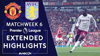 Manchester United v Aston Villa  PREMIER LEAGUE HIGHLIGHTS  9252021  NBC Sports [upl. by Nikki]