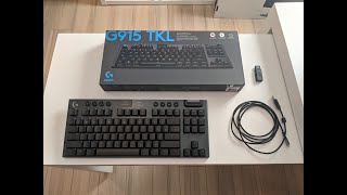 G915 TKL Review from Logitech  Mistake or Masterpiece [upl. by Anwat440]