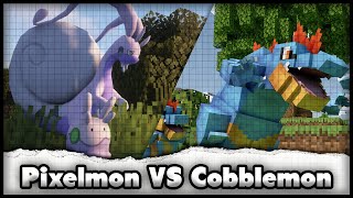 Cobblemon VS Pixelmon But Why Not Both [upl. by Kcirddehs]