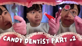 ASMR  Top 4 Dentist Eats Candy from your Teeth 🦷 Part 2 [upl. by Ielhsa]