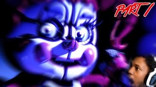 SHE IS LOOKING AT ME  Five Nights at Freddys Sister Location  Part 1 Night 1 2 [upl. by Ehtyaf]