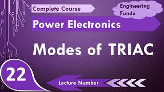 Modes of TRIAC Operational modes of TRIAC in Power Electronics by Engineering Funda [upl. by Eibmab]