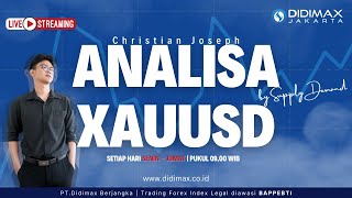 ANALISA XAUUSD Oleh Pakar SUPPLY DEMAND With CHRISTIAN JOSEPH  Didimax Jakarta [upl. by Burg]