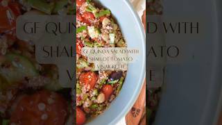 Gluten free Quinoa with Shallot Tomato Vinaigrette cooking salad quinoa recipes [upl. by Enelhtak429]