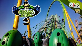 2023 The Riddlers Revenge Roller Coaster On Ride POV Six Flags Magic Mountain [upl. by Dlorah]