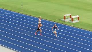 100m 5559 Women Final Pan Pacs Masters Games SAF 8 November 2024 [upl. by Nauquf]