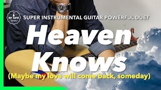 Heaven Knows female key rick price Instrumental guitar karaoke version with lyrics [upl. by Margarita788]