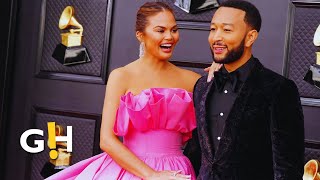 Chrissy Teigen amp John Legend Sweet Moment Before Oscar After Party Adorable Capture  Gossip Herald [upl. by Hanae]