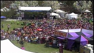 Rochester NY  World Record For Largest Human Flower [upl. by Siloa564]