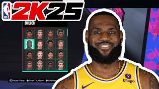 BEST LEBRON JAMES FACE CREATION IN NBA2K25 [upl. by Fryd916]