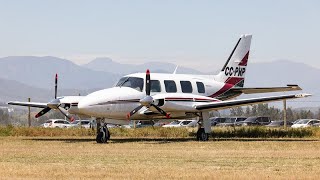 Piper PA31325 Navajo CR Landing and Take Off FlyIn 2024 [upl. by Nyre]