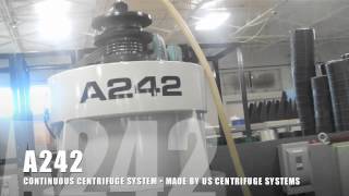 A242 Continuous Centrifuge System Water Test Run [upl. by Cannell166]