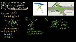 9MAT Vertically Opposite Angles Explained with examples [upl. by Mommy537]