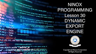 130 Programming Ninox  Export to Excel  Part IV  Dynamic Export [upl. by Gayla]