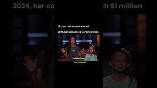 10 year old vs shark tank sharktankus sharktank sharks shorts short youtubeshorts money [upl. by Laup]