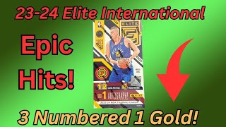 EPIC pulls from Elite International Gold 10 and Rookie Auto [upl. by Phox]