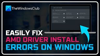 Fix AMD Driver Install Errors and Problems on Windows 11 [upl. by Ailbert]