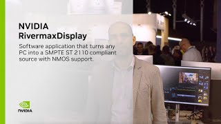 Turn Any PC into a SMPTE ST 2110 Compliant Source with NVIDIA RivermaxDisplay [upl. by Nilat567]