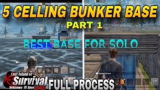 BUNKER BASE FOR SOLO  LAST ISLAND OF SURVIVAL LITE  BUNKER BASE BLUEPRINT  LIOS LITE [upl. by Luigino730]