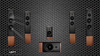 Stereo Left Right 51 Speaker Sound Test [upl. by Nosnirb]