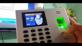 Desbloquear Biometrico ZKTeco K20 K30 K40  IN01ALX50  Factory resetUnlock Reset AdminPassword [upl. by Anilrahc]