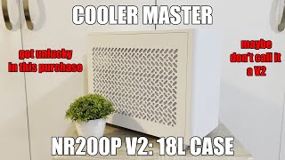 Cooler Master NR200P V2  An 1825L SFF ITX Build  Thermal benchmarks [upl. by Aerdnaek]