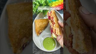 Veg grill sandwich recipe ytshorts shorts sandwich vegrecipe [upl. by Schubert]