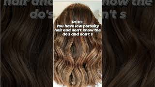 Tips for low porosity hair  Part 1 [upl. by Kceb]